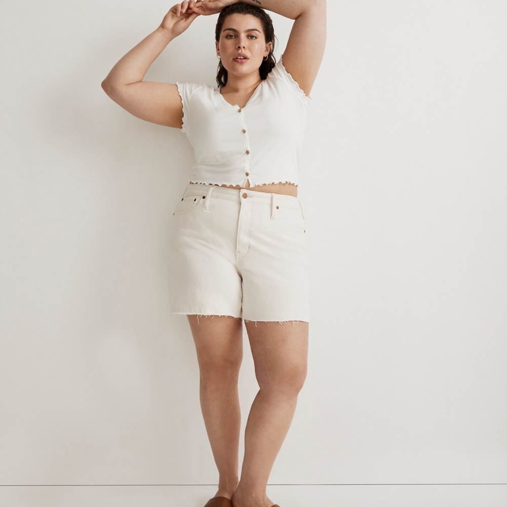 Madewell The Curvy Perfect Mid-Length Jean Short